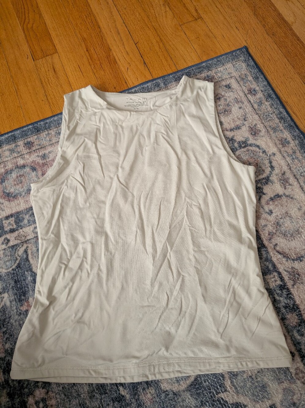 Tahari Cream Sleeveless Tank Top
